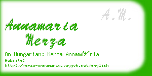 annamaria merza business card